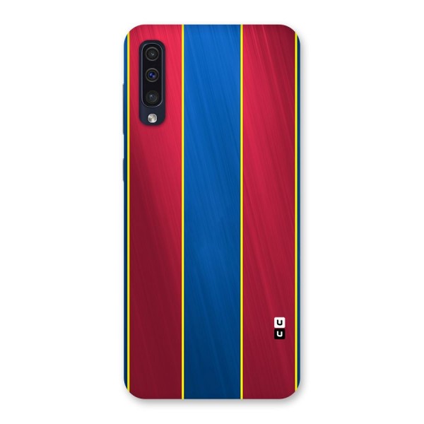 Premium Vertical Stripes Back Case for Galaxy A50