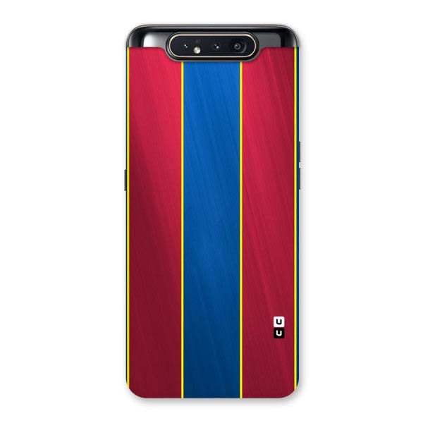 Premium Vertical Stripes Back Case for Galaxy A80