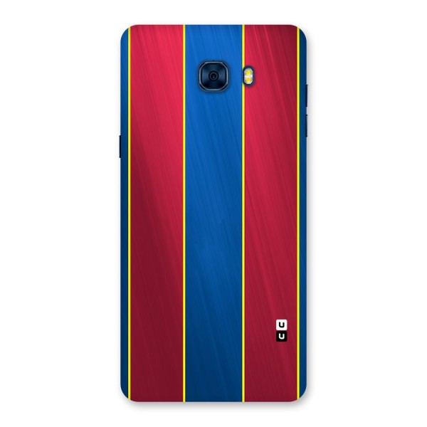 Premium Vertical Stripes Back Case for Galaxy C7 Pro