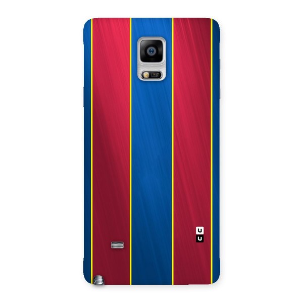 Premium Vertical Stripes Back Case for Galaxy Note 4