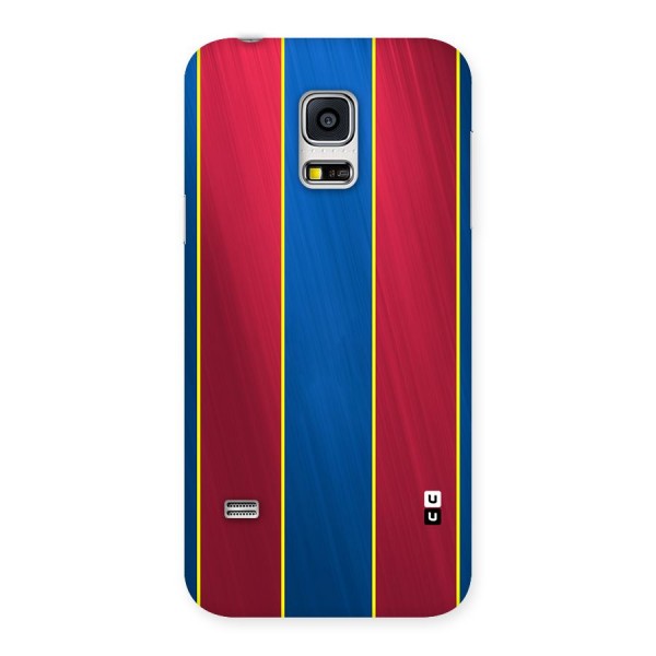 Premium Vertical Stripes Back Case for Galaxy S5 Mini