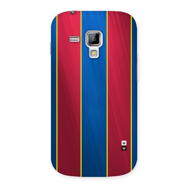 Premium Vertical Stripes Back Case for Galaxy S Duos