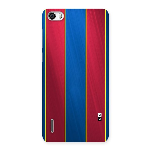 Premium Vertical Stripes Back Case for Honor 6