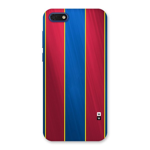 Premium Vertical Stripes Back Case for Honor 7s