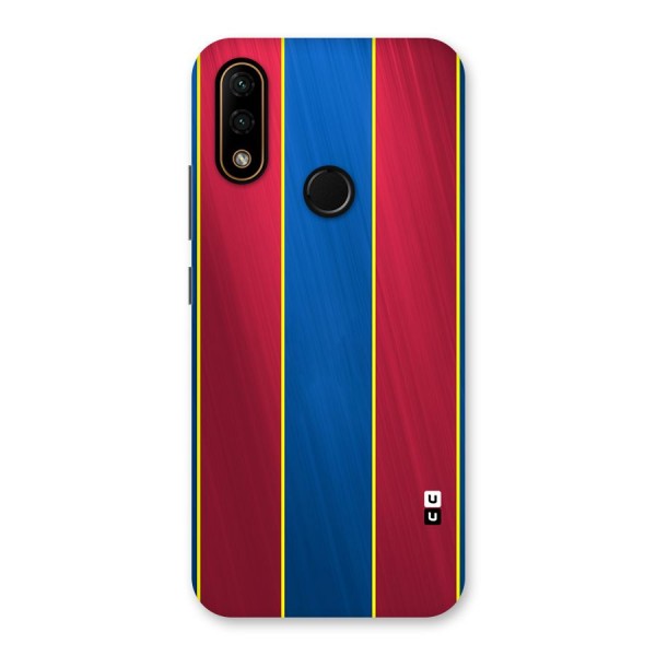 Premium Vertical Stripes Back Case for Lenovo A6 Note