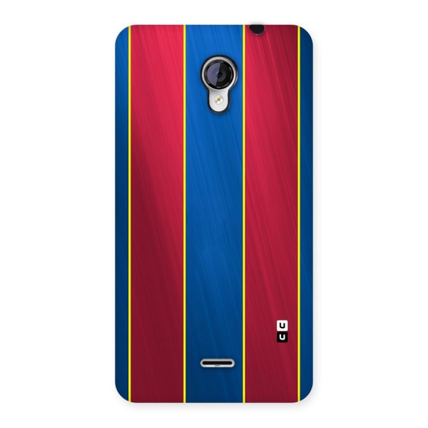 Premium Vertical Stripes Back Case for Micromax Unite 2 A106