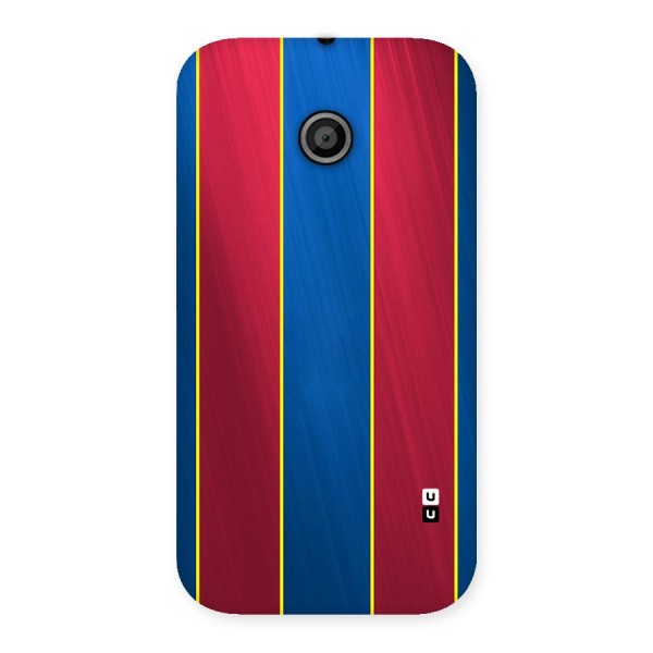 Premium Vertical Stripes Back Case for Moto E