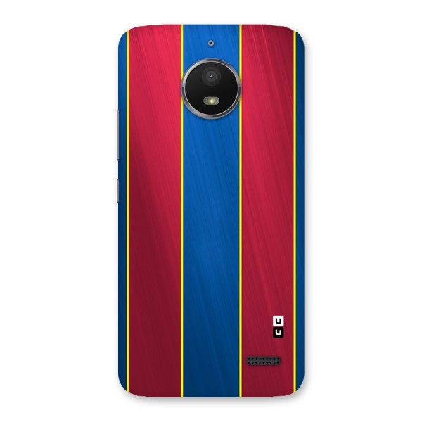 Premium Vertical Stripes Back Case for Moto E4