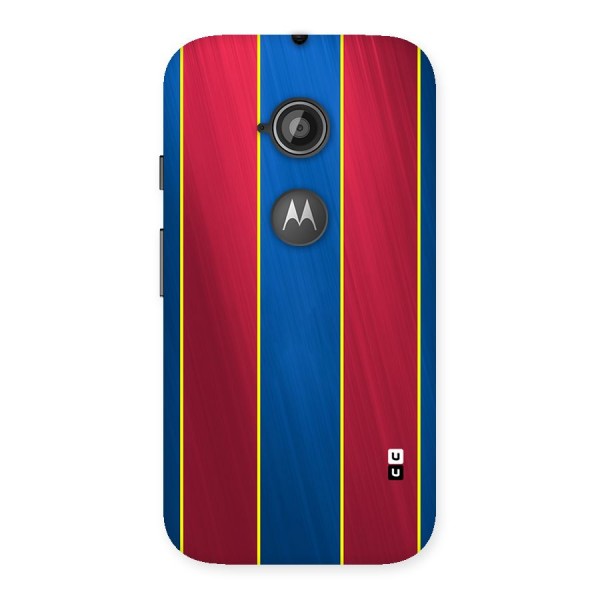 Premium Vertical Stripes Back Case for Moto E 2nd Gen