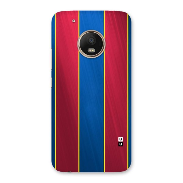 Premium Vertical Stripes Back Case for Moto G5 Plus