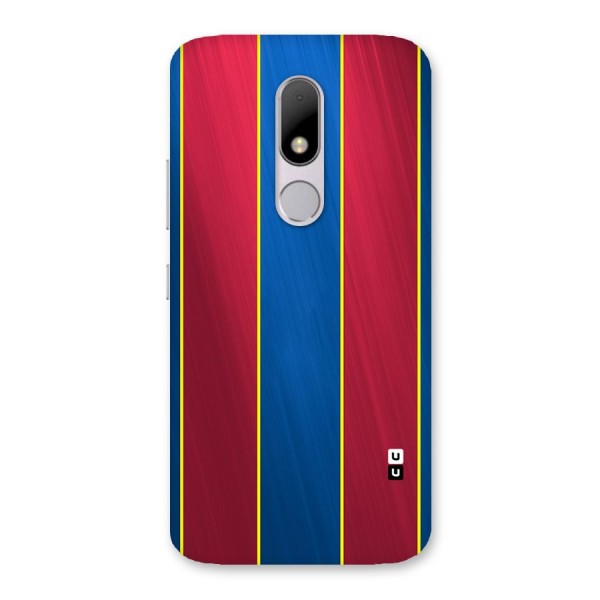 Premium Vertical Stripes Back Case for Moto M