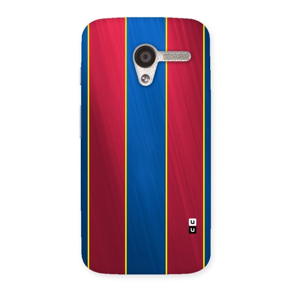 Premium Vertical Stripes Back Case for Moto X