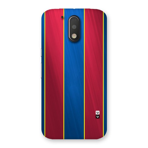 Premium Vertical Stripes Back Case for Motorola Moto G4