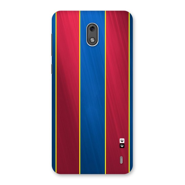 Premium Vertical Stripes Back Case for Nokia 2