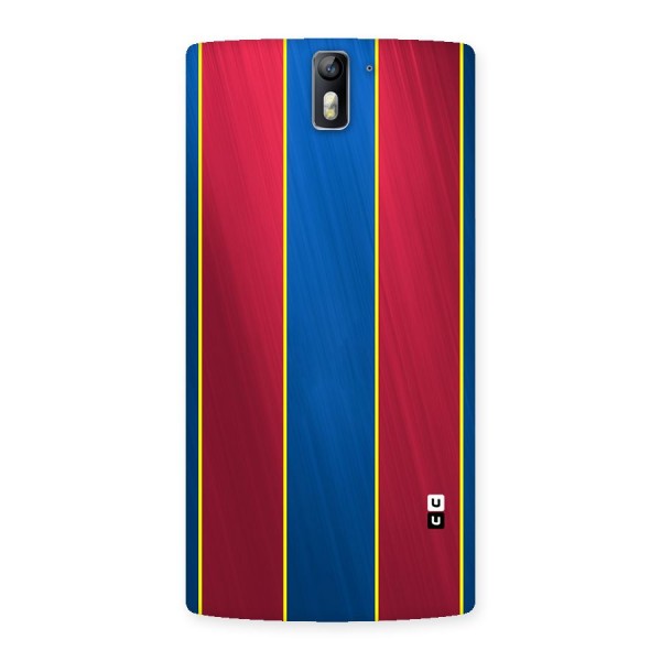 Premium Vertical Stripes Back Case for One Plus One