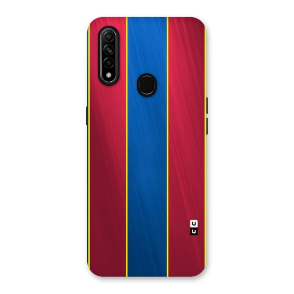 Premium Vertical Stripes Back Case for Oppo A31