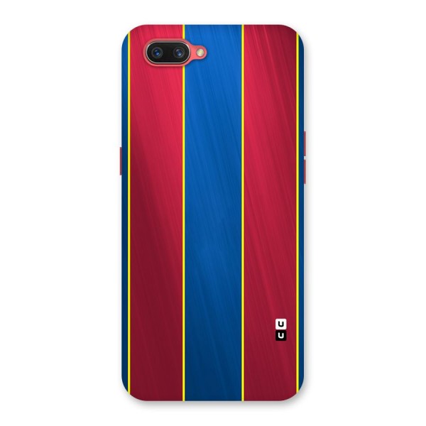 Premium Vertical Stripes Back Case for Oppo A3s