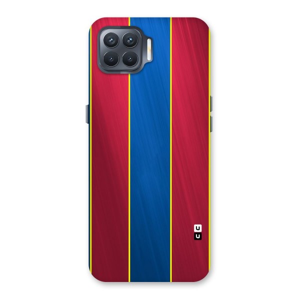 Premium Vertical Stripes Back Case for Oppo F17 Pro