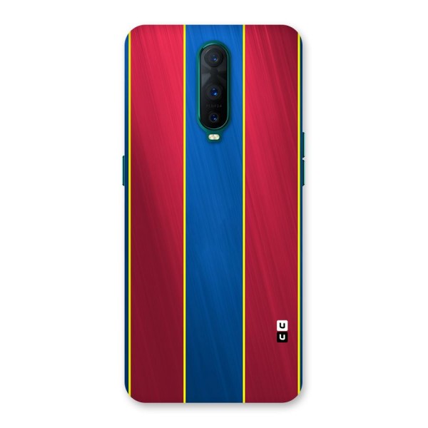 Premium Vertical Stripes Back Case for Oppo R17 Pro