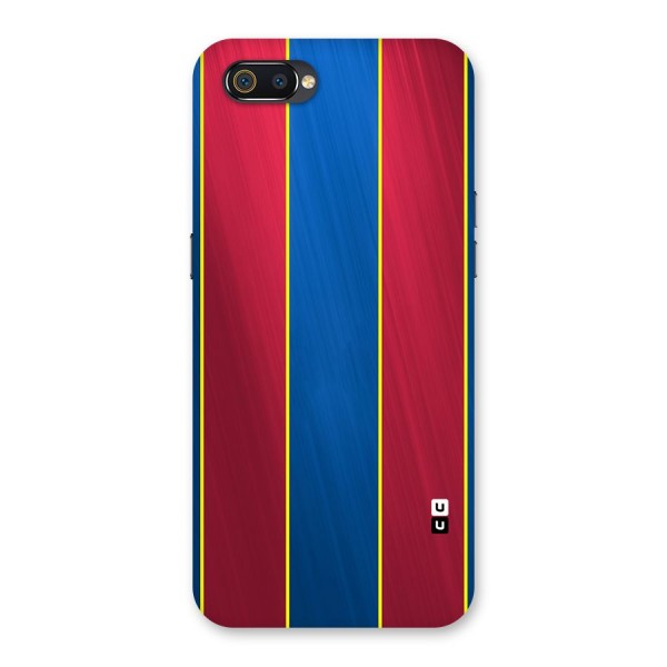 Premium Vertical Stripes Back Case for Realme C2