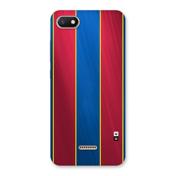 Premium Vertical Stripes Back Case for Redmi 6A