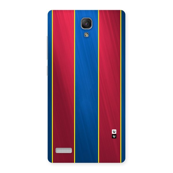 Premium Vertical Stripes Back Case for Redmi Note