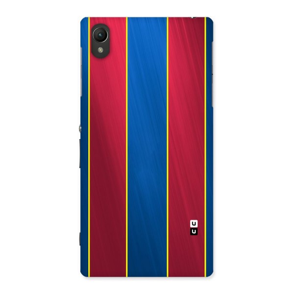 Premium Vertical Stripes Back Case for Sony Xperia Z1