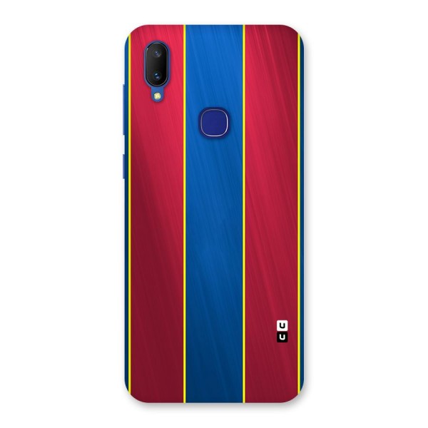 Premium Vertical Stripes Back Case for Vivo V11