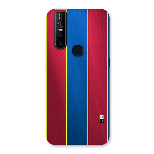 Premium Vertical Stripes Back Case for Vivo V15