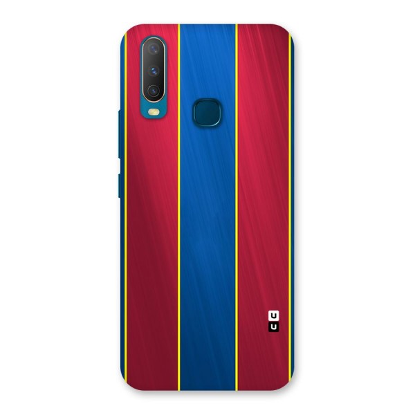 Premium Vertical Stripes Back Case for Vivo Y15