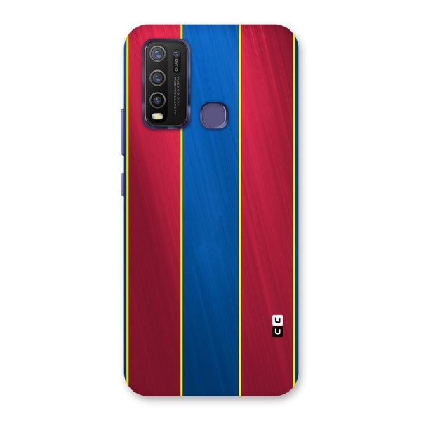 Premium Vertical Stripes Back Case for Vivo Y30