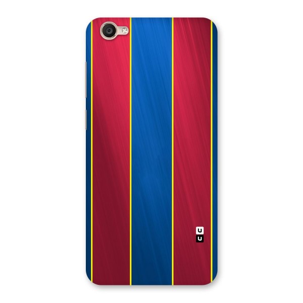 Premium Vertical Stripes Back Case for Vivo Y55