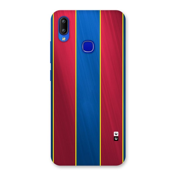 Premium Vertical Stripes Back Case for Vivo Y91