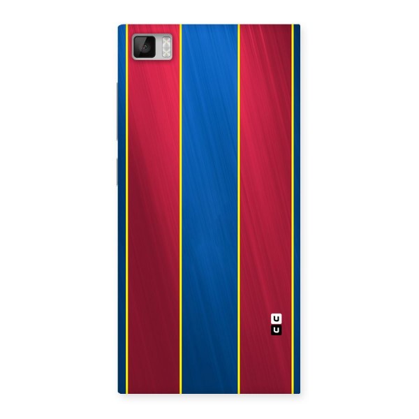 Premium Vertical Stripes Back Case for Xiaomi Mi3