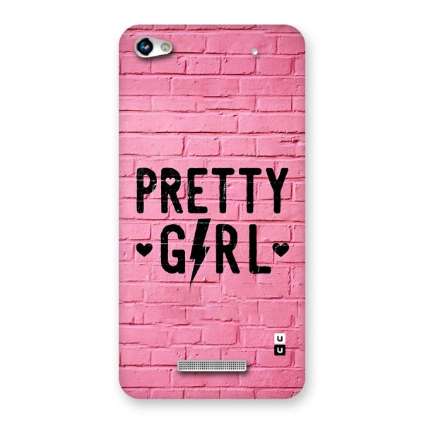 Pretty Girl Wall Back Case for Canvas Hue 2 A316