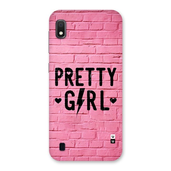 Pretty Girl Wall Back Case for Galaxy A10