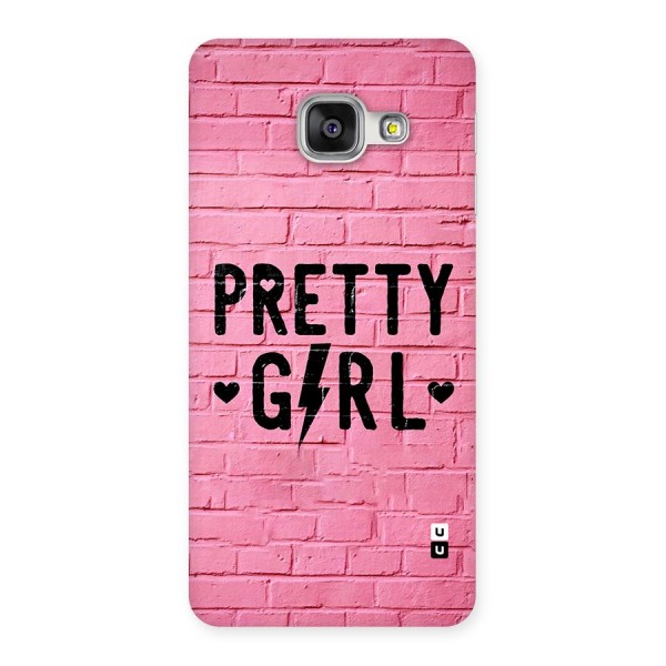 Pretty Girl Wall Back Case for Galaxy A3 (2016)