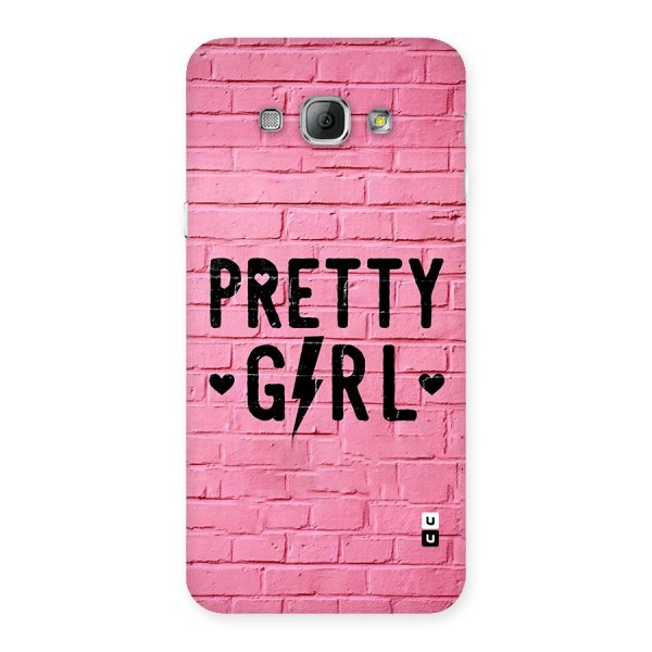 Pretty Girl Wall Back Case for Galaxy A8