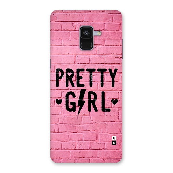 Pretty Girl Wall Back Case for Galaxy A8 Plus