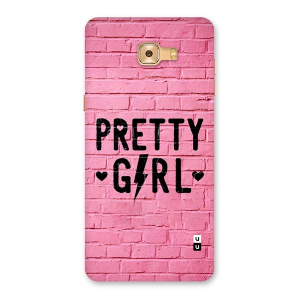 Pretty Girl Wall Back Case for Galaxy C9 Pro