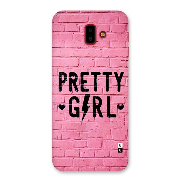 Pretty Girl Wall Back Case for Galaxy J6 Plus