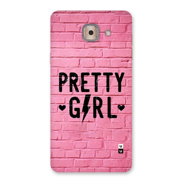 Pretty Girl Wall Back Case for Galaxy J7 Max