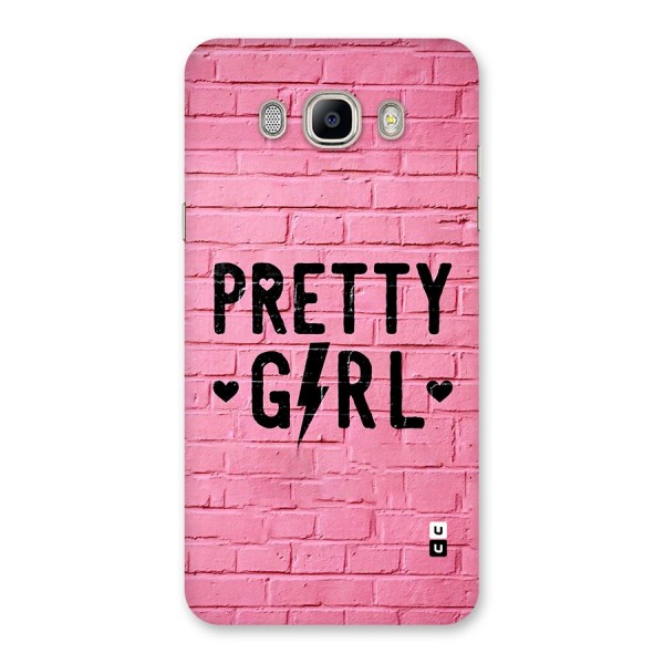 Pretty Girl Wall Back Case for Galaxy On8