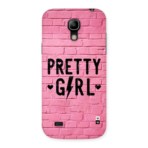 Pretty Girl Wall Back Case for Galaxy S4 Mini