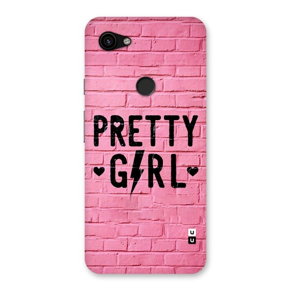 Pretty Girl Wall Back Case for Google Pixel 3a XL