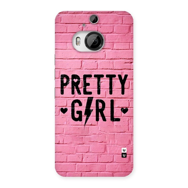 Pretty Girl Wall Back Case for HTC One M9 Plus