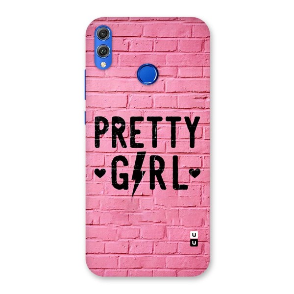 Pretty Girl Wall Back Case for Honor 8X