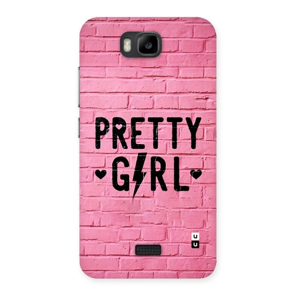 Pretty Girl Wall Back Case for Honor Bee