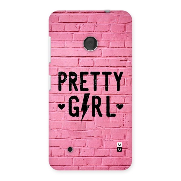 Pretty Girl Wall Back Case for Lumia 530