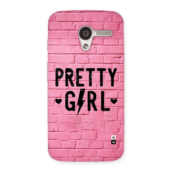 Pretty Girl Wall Back Case for Moto X